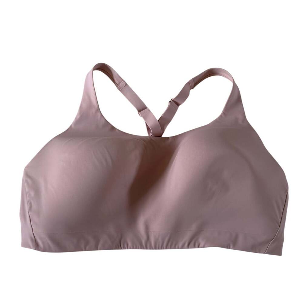 Athleta Light Pink Lined Sports Bra 42D